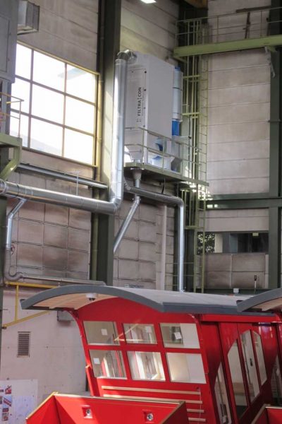 FILTRACON fume extraction welding fume shipyard Lucerne